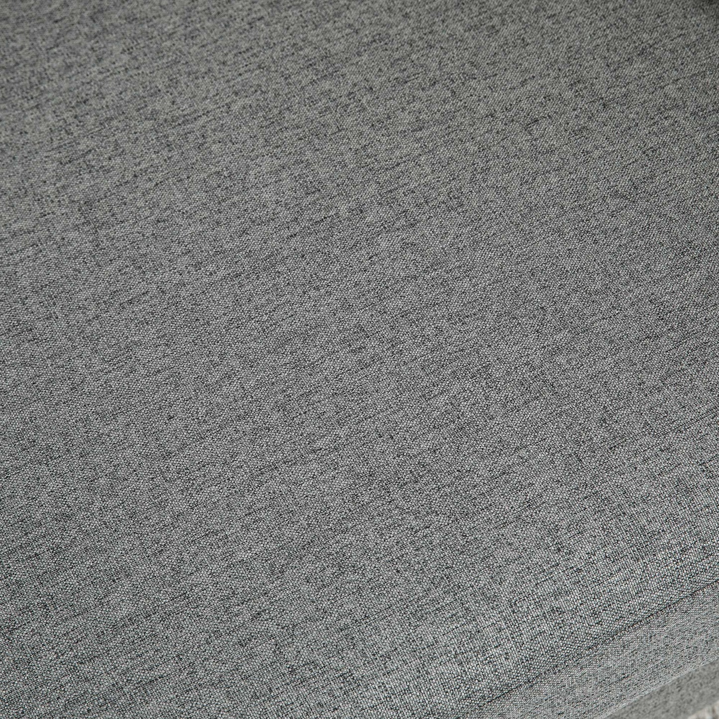 HOMCOM 2 Seater Sofa, Compact Loveseat, Fabric Couch with Wood Legs and Armrest, for Living Room and Home Office Grey