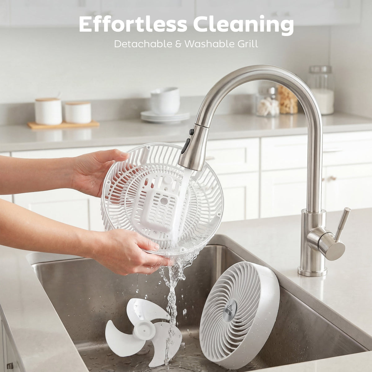 20 dB Silent Standing Fan for Bedroom, 41" Pedestal Fan with Remote, 85° Oscillating, 8 Speeds, Adjustable Height, 12H Timer, Aroma Diffuser, LED Display, White