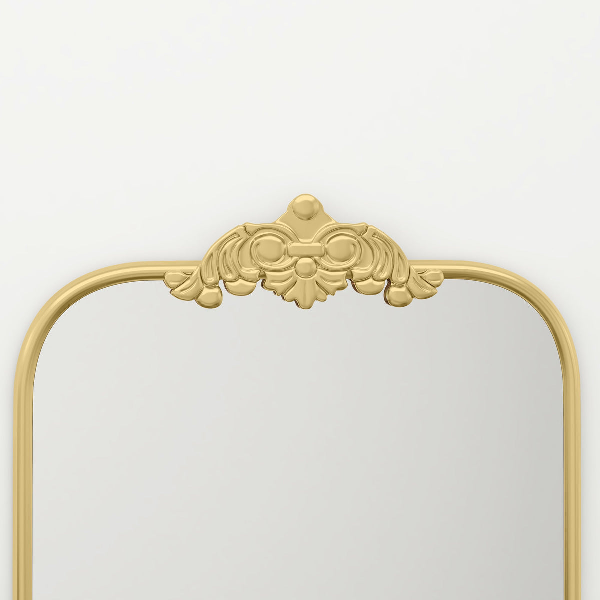 Wall Mirror, Decorative Baroque Mirror with Metal Frame, for Bedroom and Living Room, 60 x 87 cm, Gold Tone