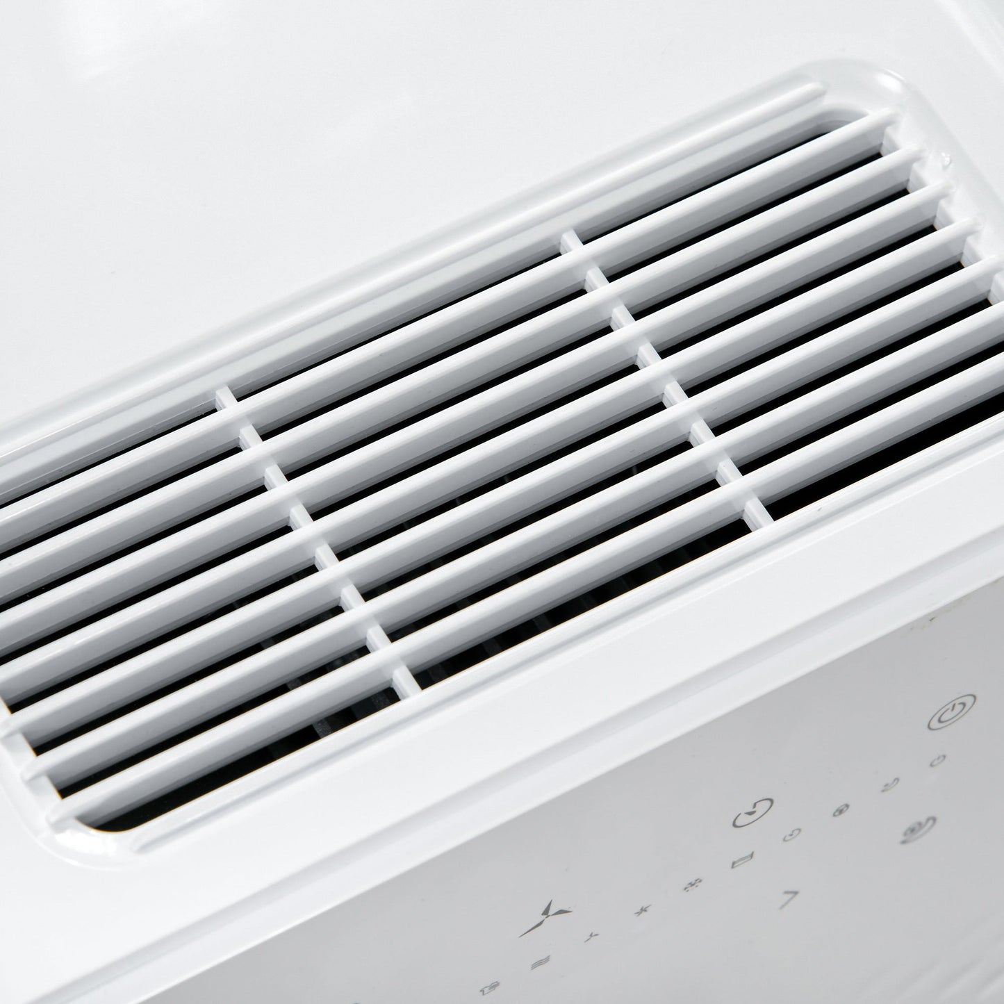 HOMCOM 12L/Day 2000mL Portable Quiet Dehumidifier with Air Purifier Filter, 24H Timer, 5 Modes, Electric Moisture Air Dehumidifier for Home Laundry Basement, White