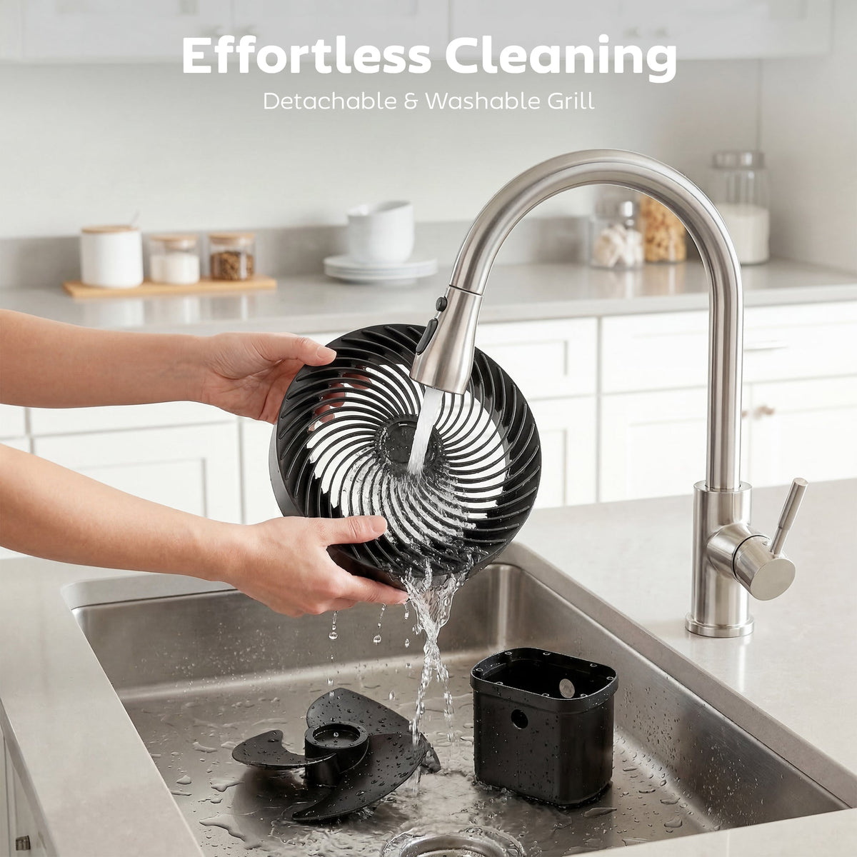20 dB Silent Standing Fan for Bedroom, 41" Pedestal Fan with Remote, 85° Oscillating, 8 Speeds, Adjustable Height, 12H Timer, Aroma Diffuser, LED Display, Black