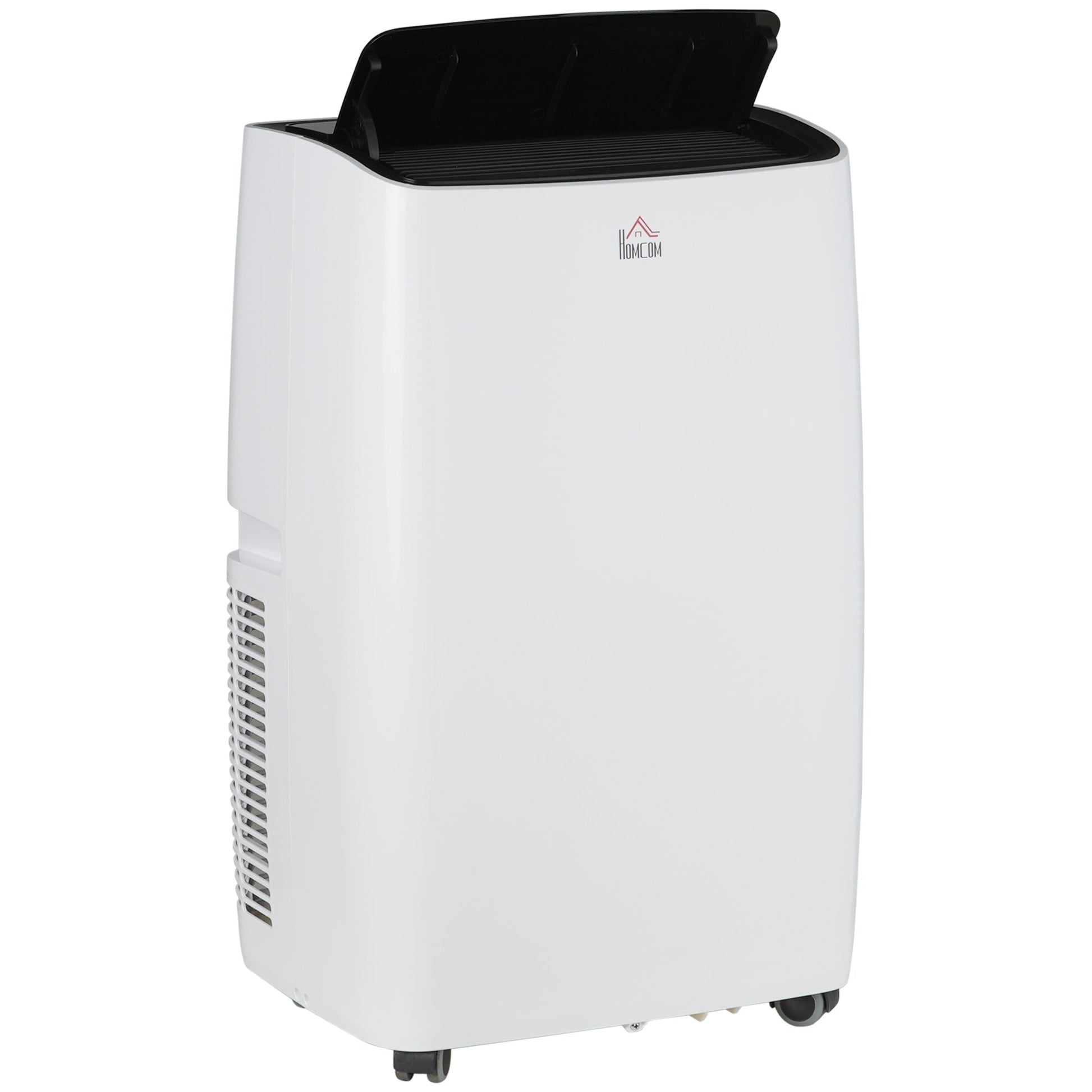 HOMCOM 14000 BTU Air Conditioning Unit, 3-in-1 Portable Air Conditioner, Dehumidifier, Cooling Fan with 3 Speeds, Remote Control, LED Display, 24H Timer, Window Venting Kit, Children Lock, 40m²