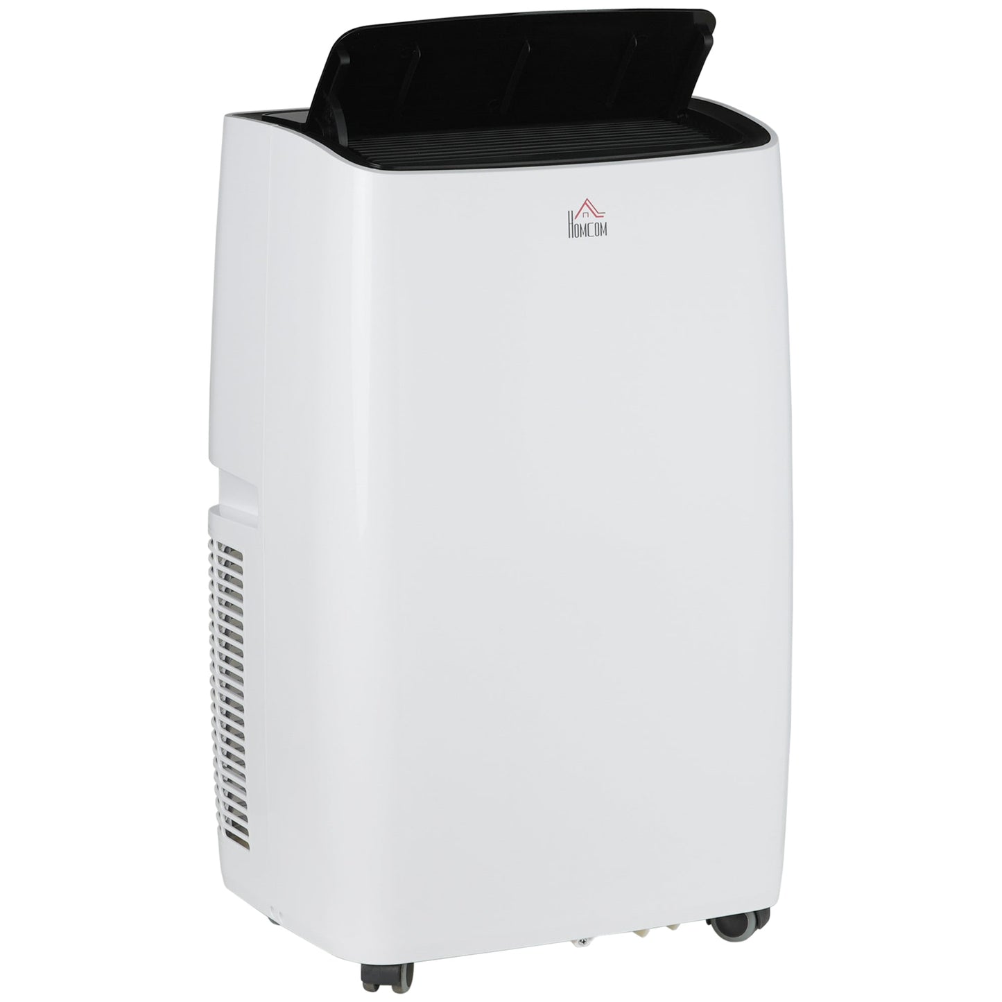 HOMCOM 14000 BTU Air Conditioning Unit, 3-in-1 Portable Air Conditioner, Dehumidifier, Cooling Fan with 3 Speeds, Remote Control, LED Display, 24H Timer, Window Venting Kit, Children Lock, 40m²