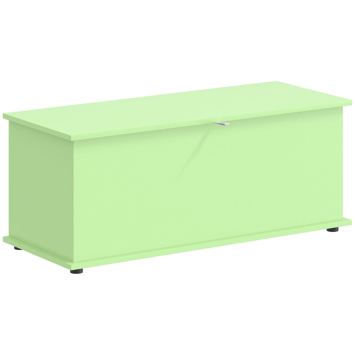 Storage Chest, Large 114L Blanket Box, Shoe Bench with Safety Hinged Lid, Storage Trunk, Bed End Bench for Bedroom, Hallway, Living room, Playroom, 100 x 40 x 40cm, Green
