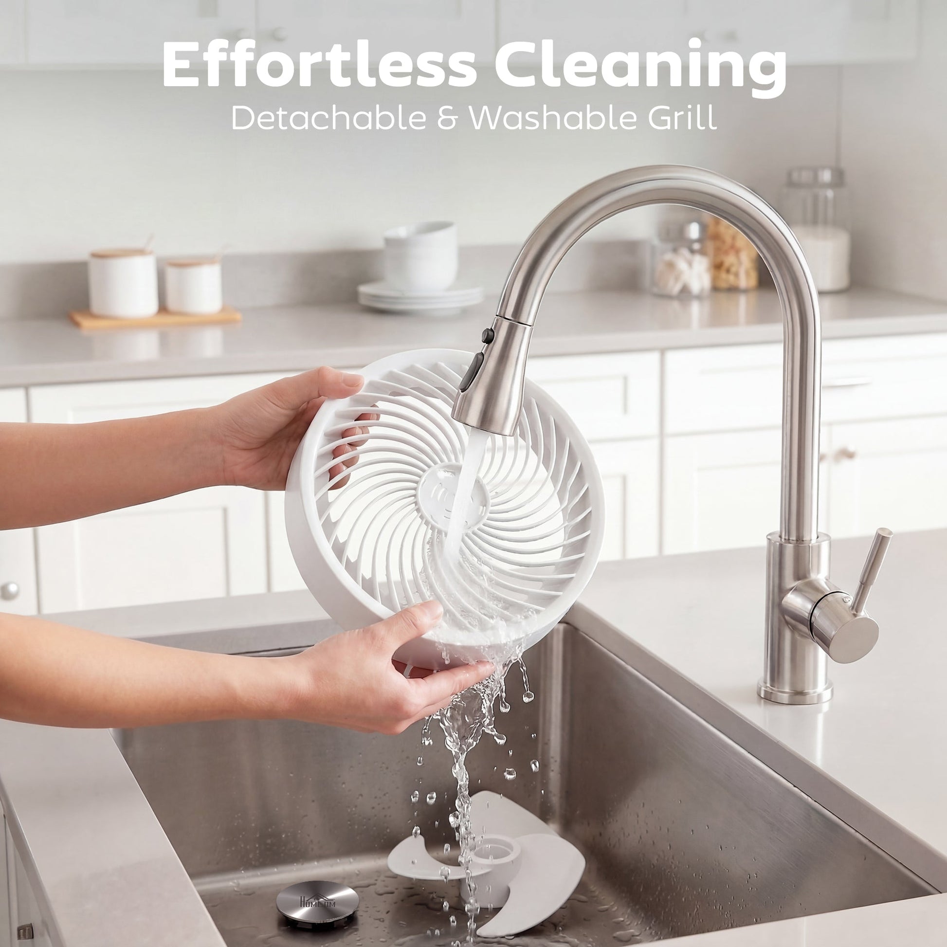 20 dB Silent Standing Fan for Bedroom, 39" Pedestal Fan with Remote, 90° Oscillating, 8 Speeds, Adjustable Height, 12H Timer, Aroma Diffuser, LED Display, White