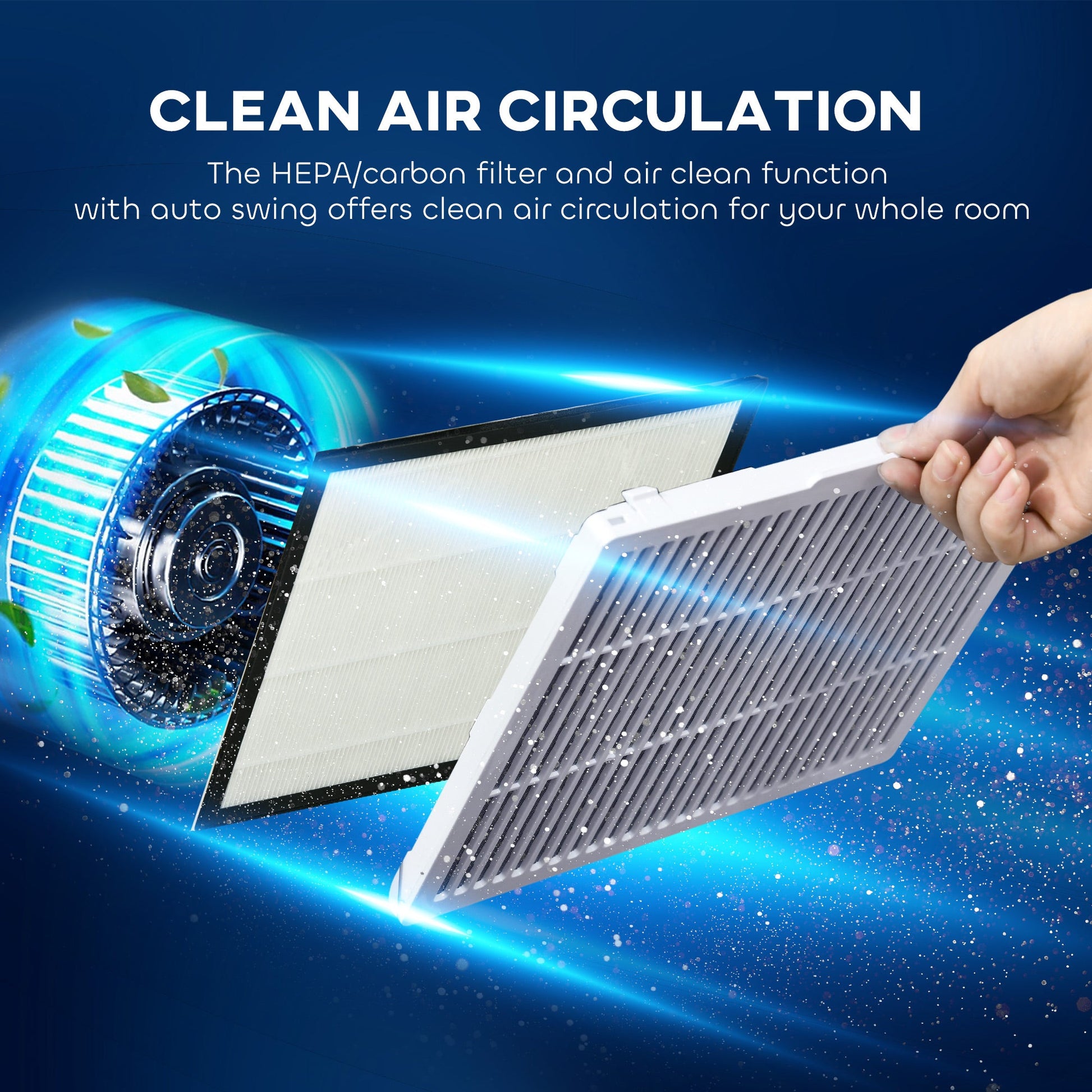 HOMCOM 16L/Day Dehumidifier with Air Purifier and HEPA Filter, UVC, Ioniser, 5.5L Water Tank, 24H Timer, for Home Damp, Condensation, Mould and Laundry Drying, Black