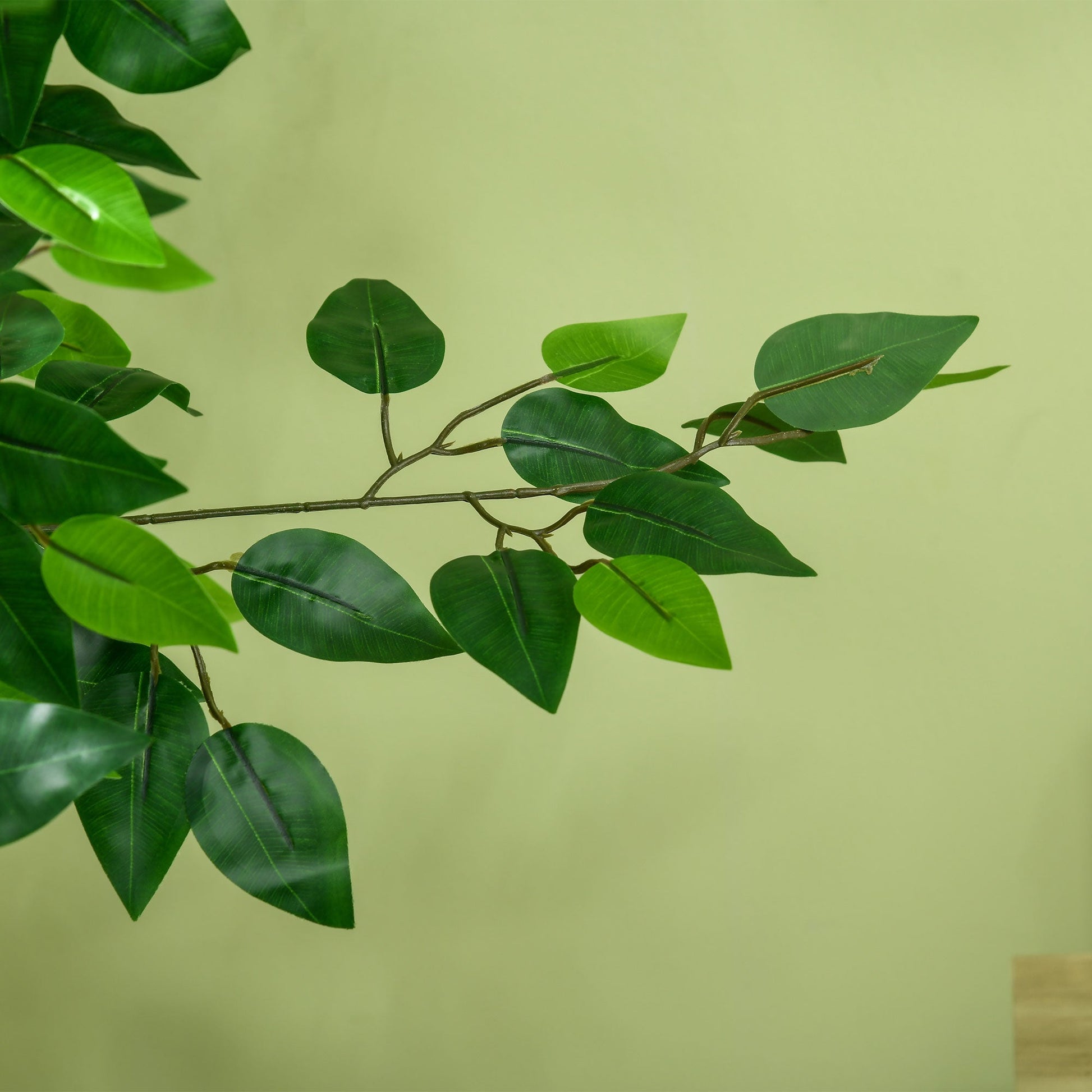 HOMCOM Decorative Artificial Plants Ficus in Pot, Fake Plants for Home Indoor Outdoor Decor, 150cm