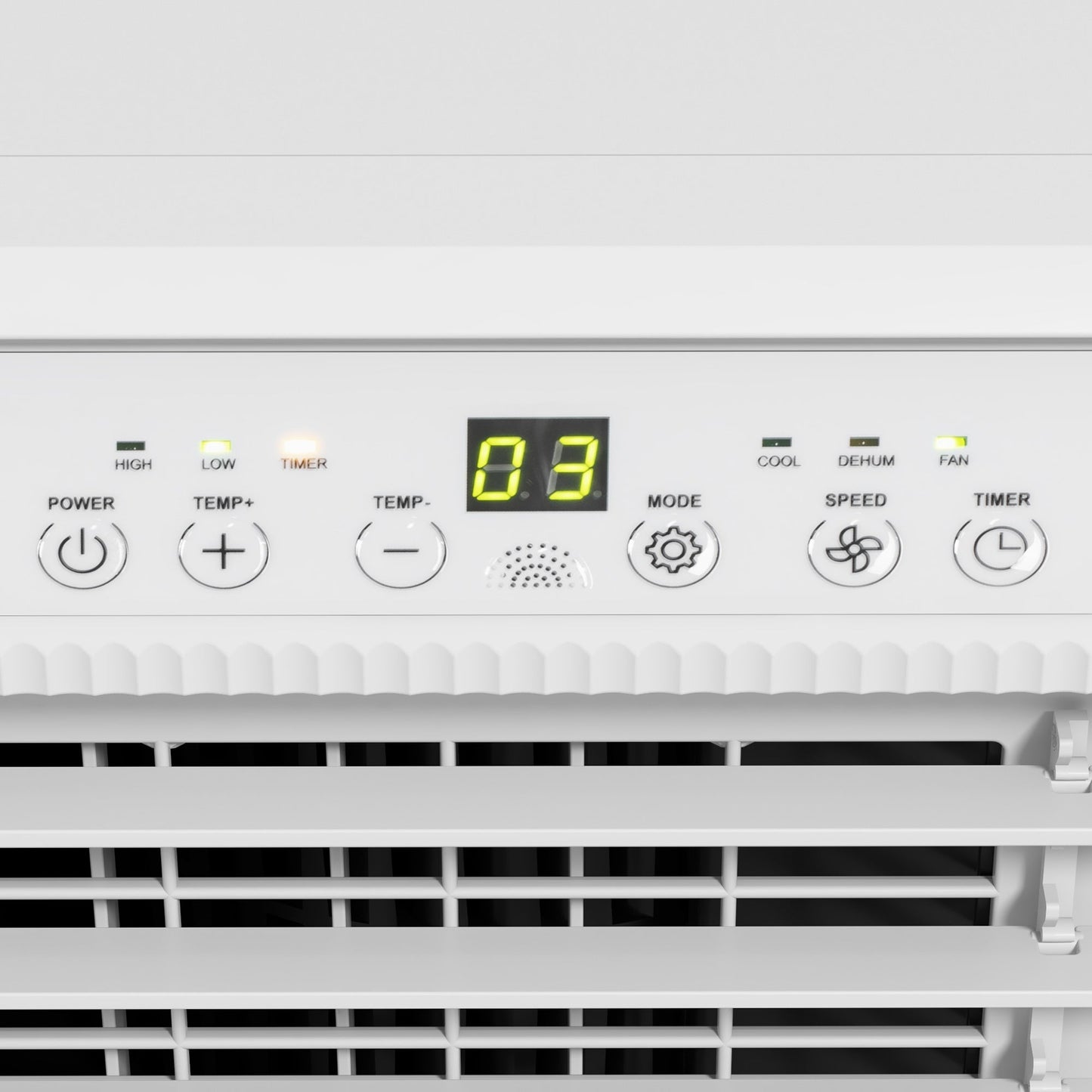 HOMCOM 7000 BTU Air Conditioning Unit, 3-in-1 Portable Air Conditioner, Dehumidifier, Cooling Fan with 2 Speeds, Remote Control, Digital Display, 24H Timer, Window Venting Kit, 15m²
