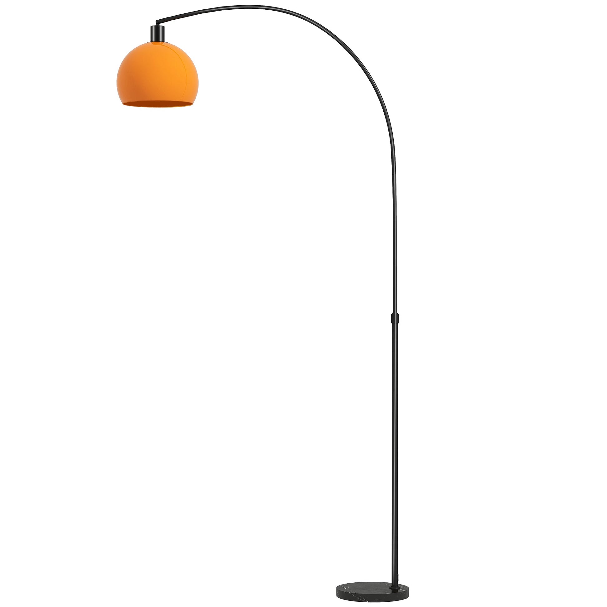 Floor Lamp for Living Room, Modern Standing Lamp with Shade & Foot Switch, Minimalist Tall Pole Lampshade for Bedroom, Office, Black