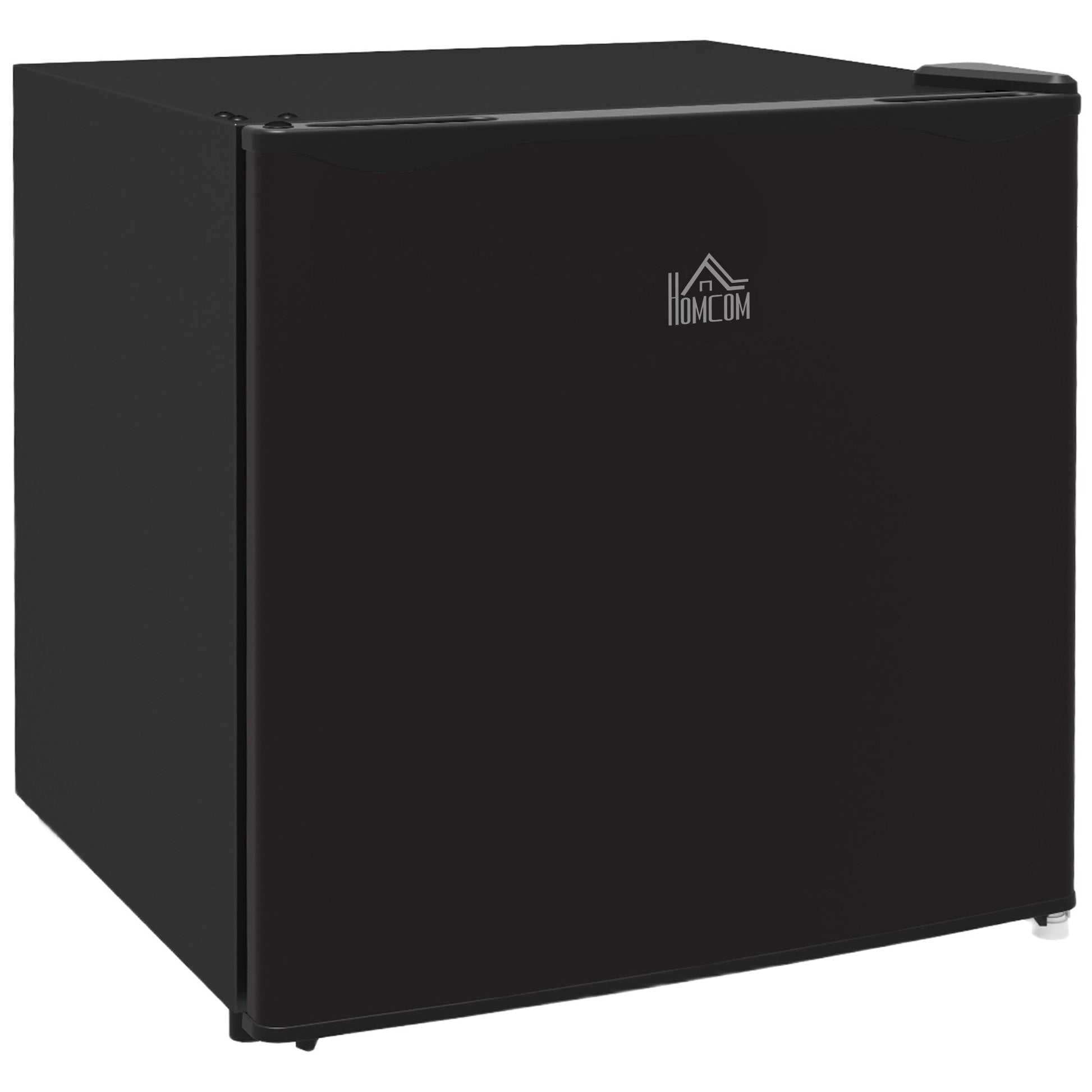HOMCOM Tabletop Mini Freezer with 35 Litre Capacity, Small Freezer with Reversible Door, Adjustable Temperature and Removable Wire Shelf for Bedrooms, Home Office, Black
