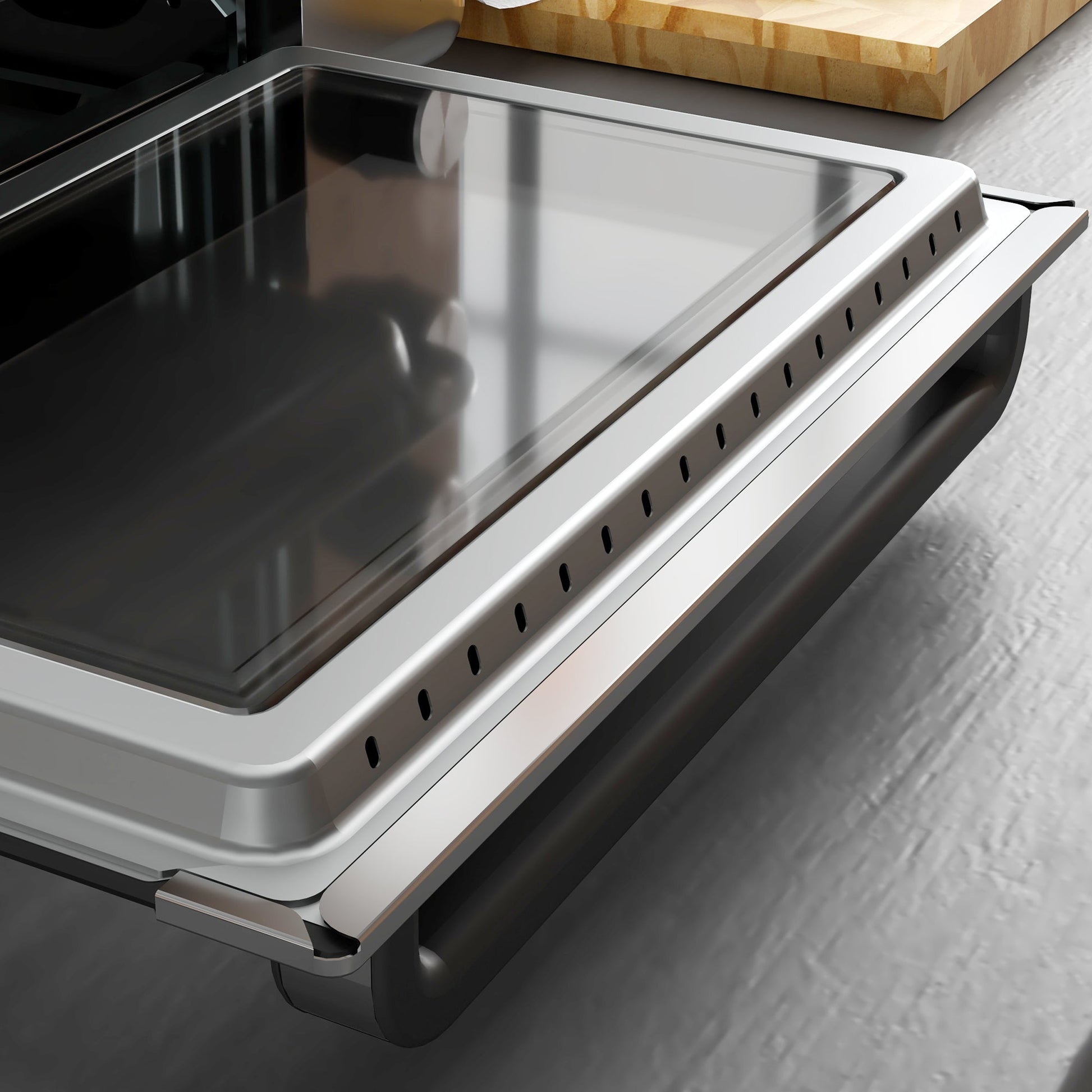 HOMCOM 30 Litre Mini Oven, Countertop Electric Cooker & Grill for Roasting, Baking, Grilling with Adjustable Temperature, 60 Min Timer, Baking Tray and Wire Rack, 1600W, Silver