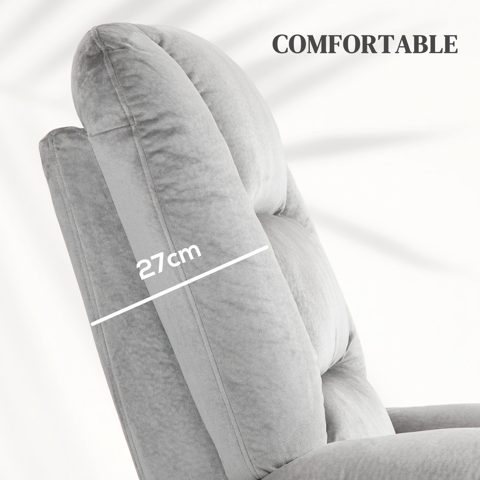 HOMCOM Power Lift Riser and Recliner Chair with Vibration Massage and Heat, Velvet Fabric Electric Recliner Armchair for Elderly with Remote Controllers, Side Pocket, Quick Assembly, Grey