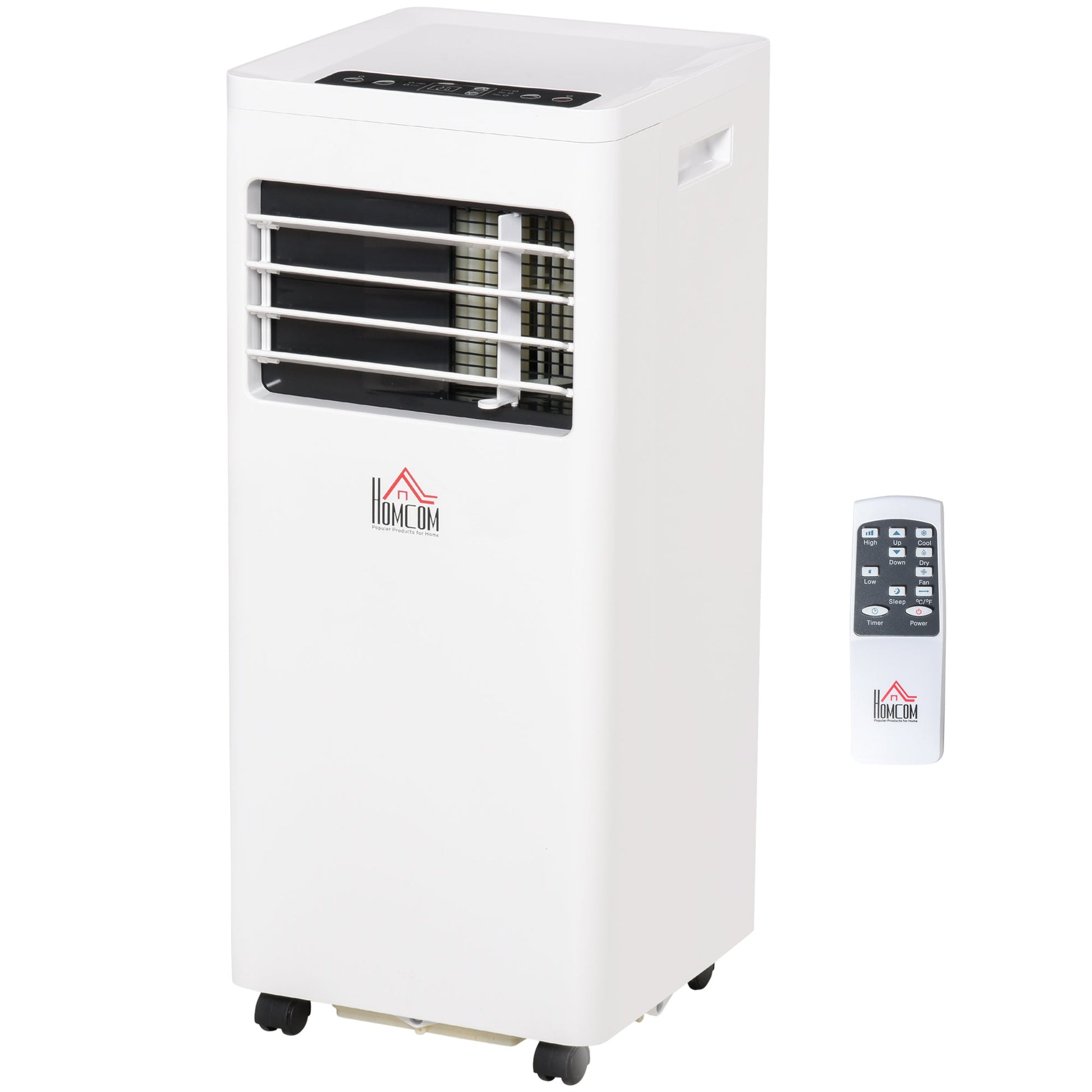 Portable Air Conditioner 9000 BTU, 4-in-1 Cooling, Dehumidifier, Fan, Sleep Mode, Air Conditioning Unit with Digital Display & Remote Control, 24H Timer, Window Venting Kit, for Room up to 28㎡