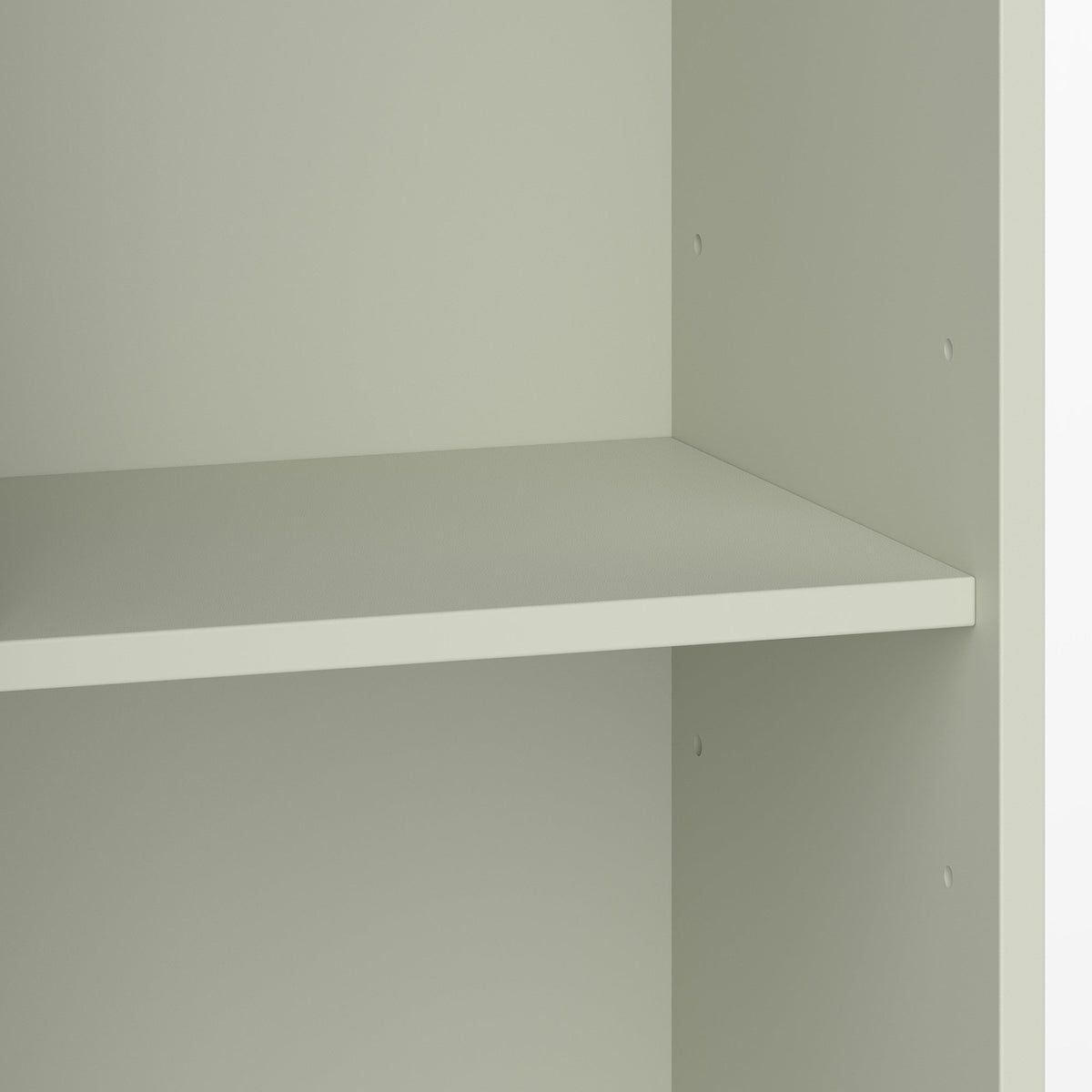 Bookcase, 6-Tier Tall Bookshelf, Open Book Shelf with Storage Cabinet and Adjustable Shelf, Anti-Tip Hardware for Living Room, Bedroom, Home Office, Light Green
