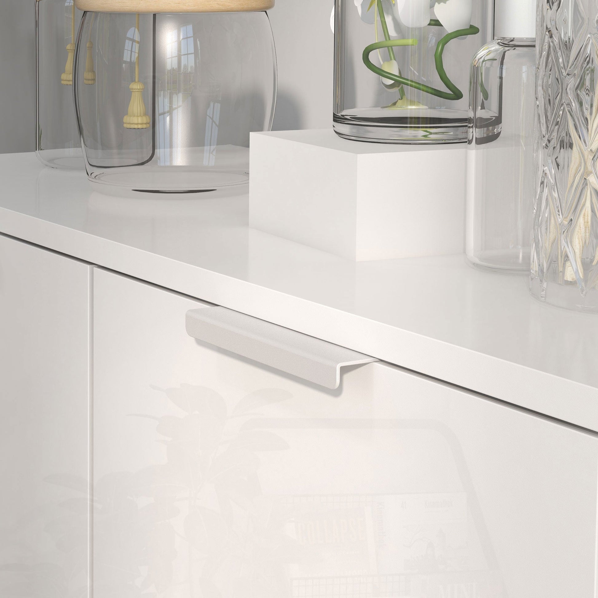 HOMCOM Shoe Cabinet, Compact Shoe Storage Cabinet with Soft-Close Hinges and Adjustable Shelves for 15-20 Pairs of Shoes, High Gloss White