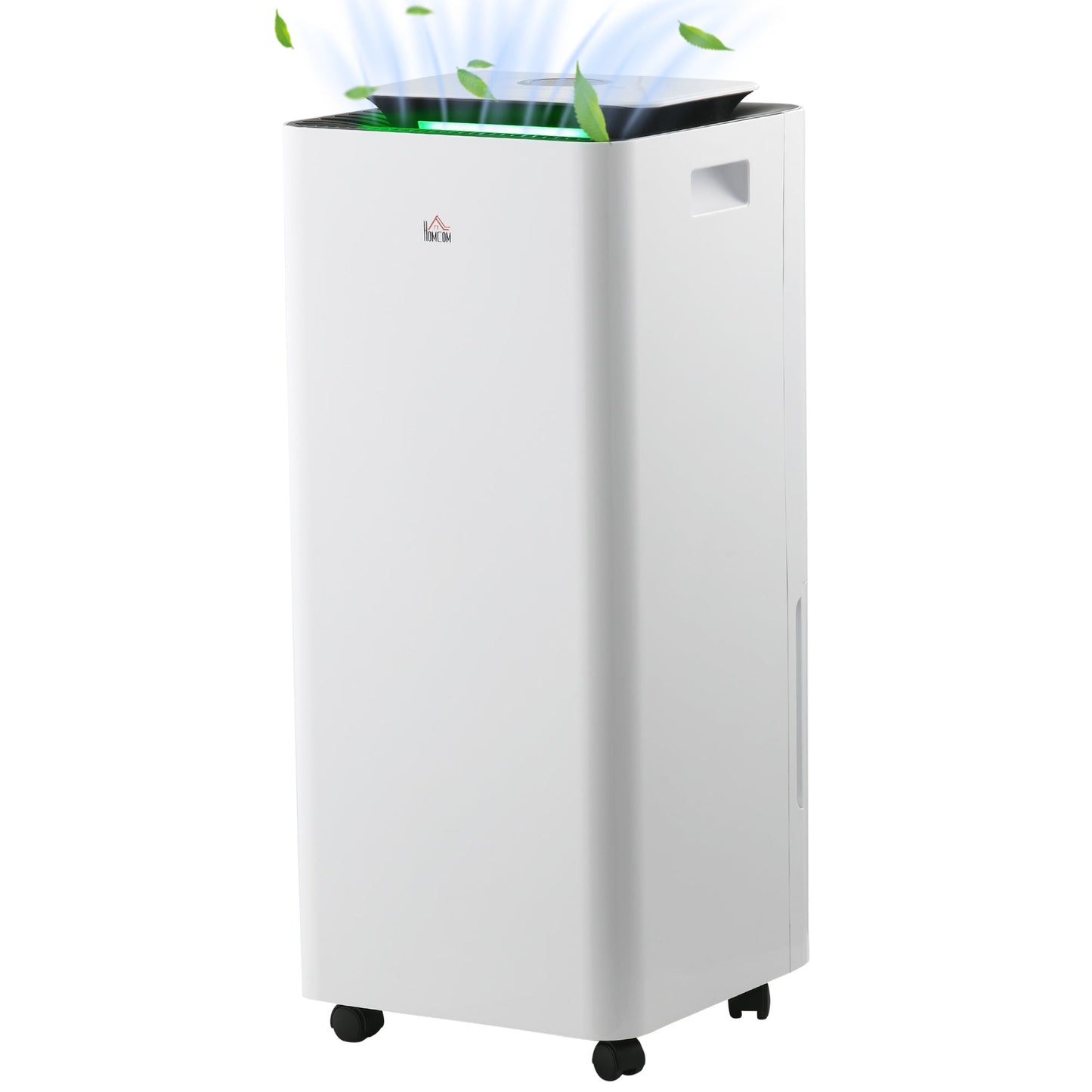 HOMCOM 16L/Day 3500mL Portable Quiet Dehumidifier with Air Purifier Filter, 24H Timer, 5 Modes, Electric Moisture Air Dehumidifier for Home Laundry Basement, White