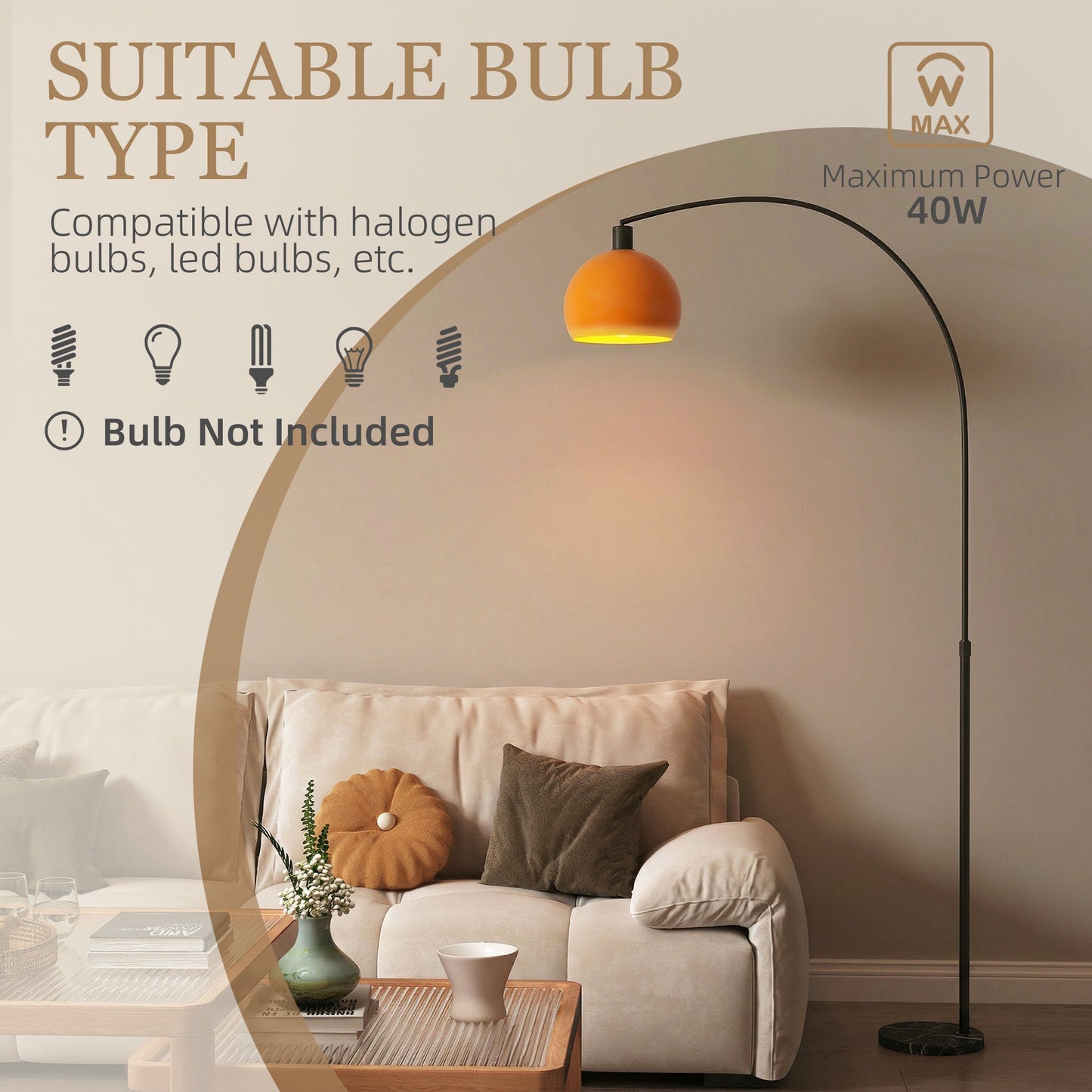 Floor Lamp for Living Room, Modern Standing Lamp with Shade & Foot Switch, Minimalist Tall Pole Lampshade for Bedroom, Office, Black